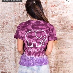 Ivory Ella Tie Dye Ombré Tee